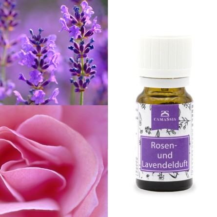 Natürliches Duftöl Rosen und Lavendel