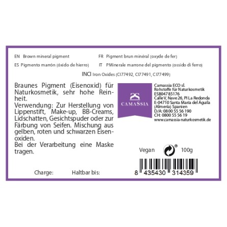 Mineralisches Pigment Braun, Pulver