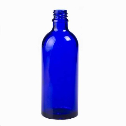 Glasflasche Blauglas