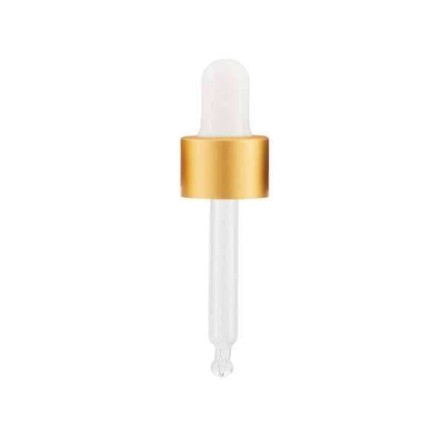 Pipette, gold/weiß 
