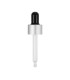 Pipette, silber/schwarz
