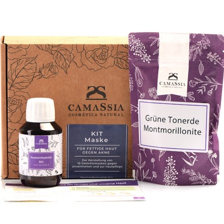 Kit Gesichtsmasken für fettige und zu Akne neigende Haut