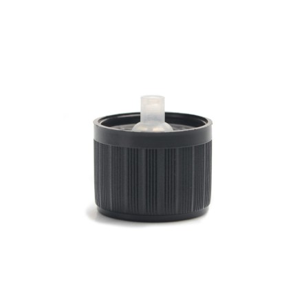 Schraubverschluss, schwarz, DIN18 mit Tropfenzähler und Kindersicherheitsverschluss