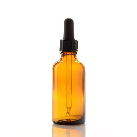 Glasflasche Braunglas 30 ml mit Tropfpipette