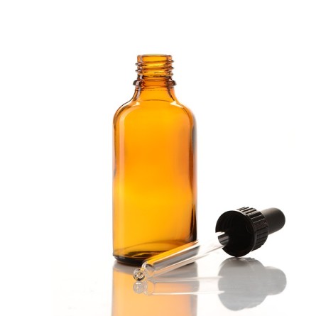 Glasflasche Braunglas mit Tropfpipette