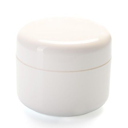 Dose, weiß PP mit Versiegelungsscheibe, 50 ml