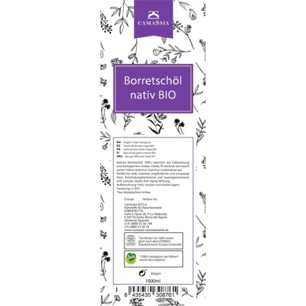 Borretschöl BIO nativ