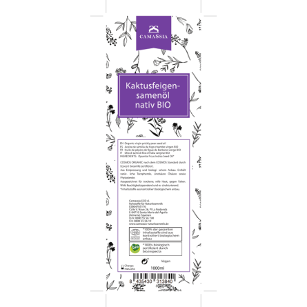 Kaktusfeigensamenöl BIO nativ