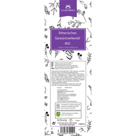 Ätherisches Gewürznelkenöl BIO