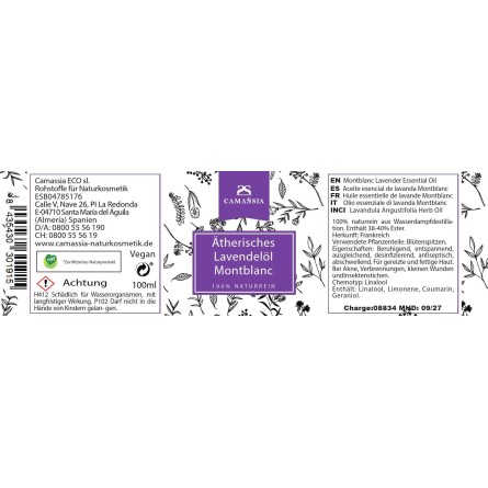 Ätherisches Lavendelöl Montblanc