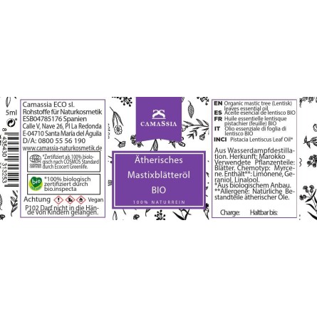 Mastixblätteröl BIO 5 ml