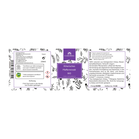 Ätherisches Pfefferminzöl BIO