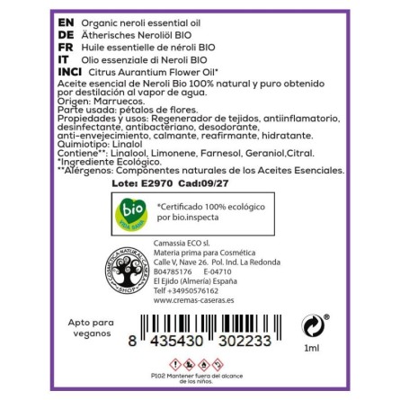 Ätherisches Neroliöl  BIO 1 ml