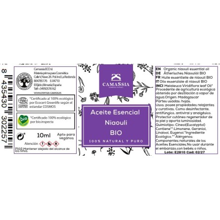 Ätherisches Niaouli-Öl  BIO (Melaleuca viridiflora) 10 ml