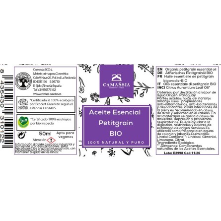 Ätherisches Petitgrainöl BIO