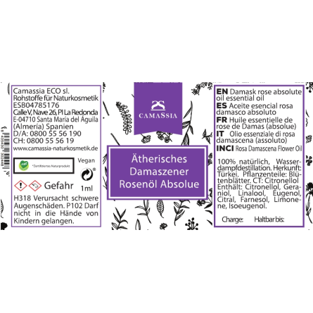 Ätherisches Rosenöl (Absolue) 1 ml