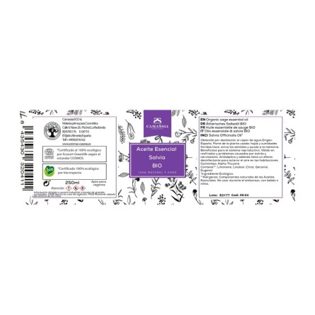 Ätherisches Salbeiöl BIO  (Salvia officinalis)