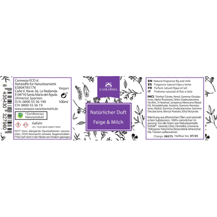 Natürlicher Duft Feige und Milch