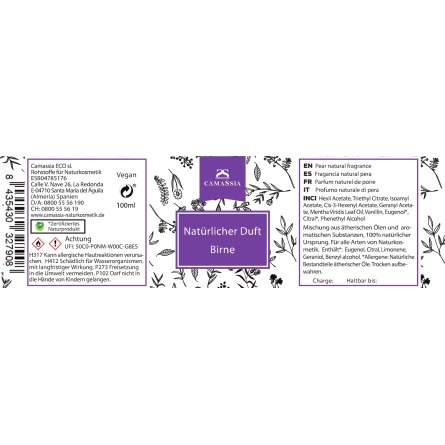Natürlicher Duft Birne