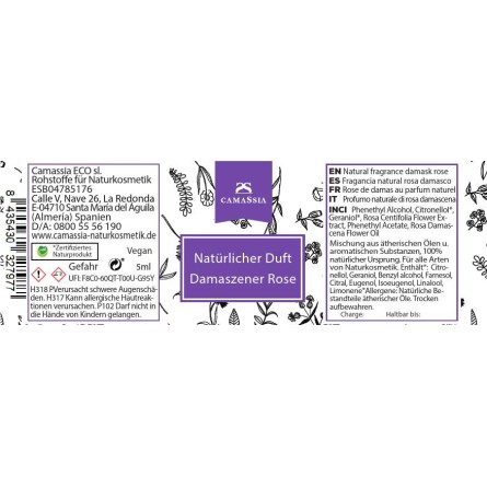 Natürlicher Duft Damaszener Rosen