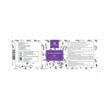 Geranienhydrolat BIO 250 ml