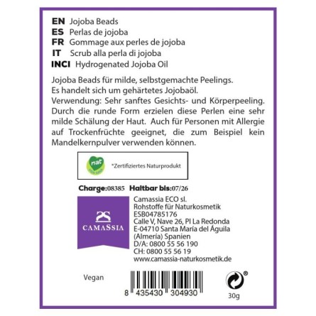 Jojoba Beads, weiß 30 g